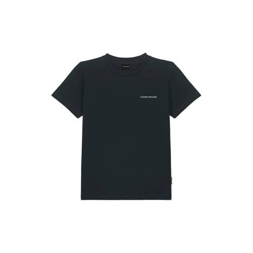 Baron Filou Honeygang T-shirt met backprint zwart Jongens Katoen Ronde hals - maat 134/146 afbeelding