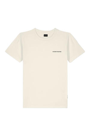 T-shirt met backprint ecru