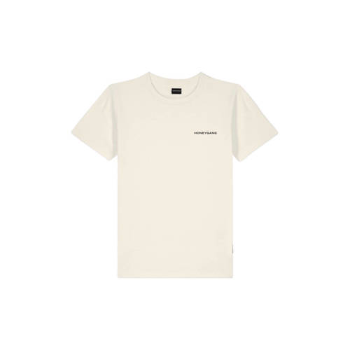 Baron Filou Honeygang T-shirt met backprint ecru Jongens/Meisjes Katoen Ronde hals - maat 134/146 afbeelding