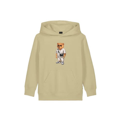 Baron Filou Honeygang hoodie beige Sweater Printopdruk - maat 170-176 afbeelding