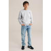 WE Fashion sweater grijs melange