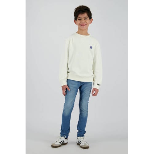 Raizzed skinny skinny jeans medium blue denim Jongens Stretchdenim Effen - maat 128 afbeelding