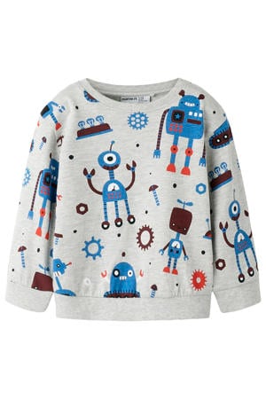sweater grijs melange