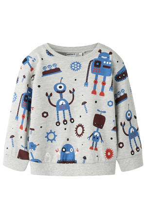 sweater grijs melange