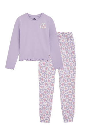 Harry Bear Meisjes Pyjama's | Tie Dye Kinderpyjama's | Lange Mouwen Meisjes Pyjama Sets | Tie-Dye Schattige Pyjama's | Roze 110
