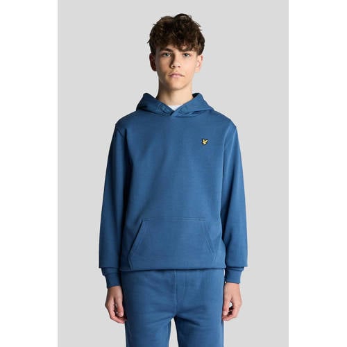 Lyle & Scott hoodie donkerblauw Sweater Effen - maat 140/146 afbeelding