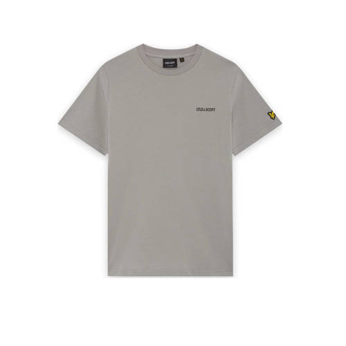Lyle & Scott T-shirt grijs Jongens Katoen Ronde hals Effen - maat 134/140 afbeelding