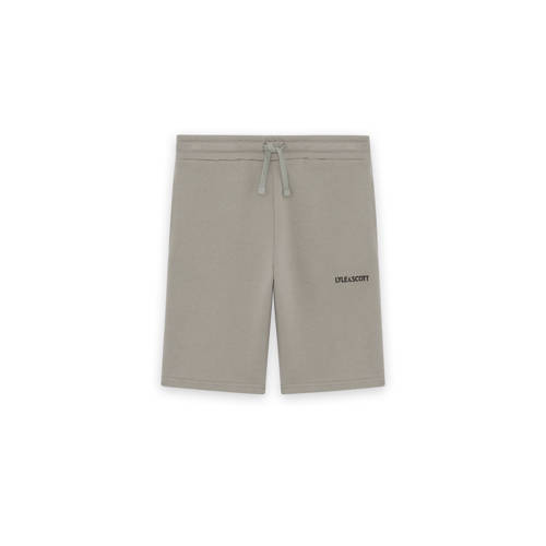Lyle & Scott sweatshort grijs Korte broek Effen - maat 140/146 afbeelding