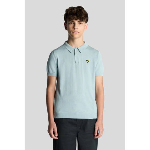 Lyle & Scott polo Jongens Viscose Polokraag Effen - maat 170/176 afbeelding