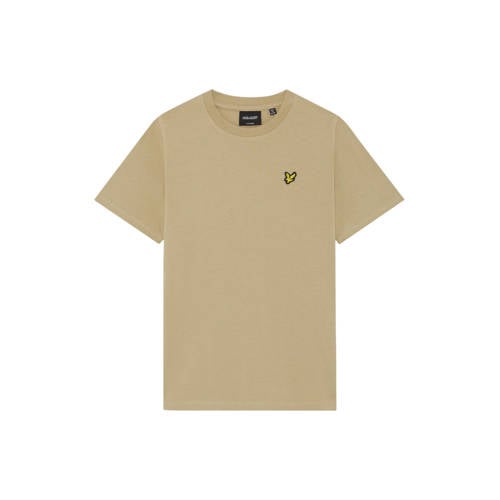 Lyle & Scott T-shirt zand Beige Jongens Katoen Ronde hals Effen - maat 134/140 afbeelding