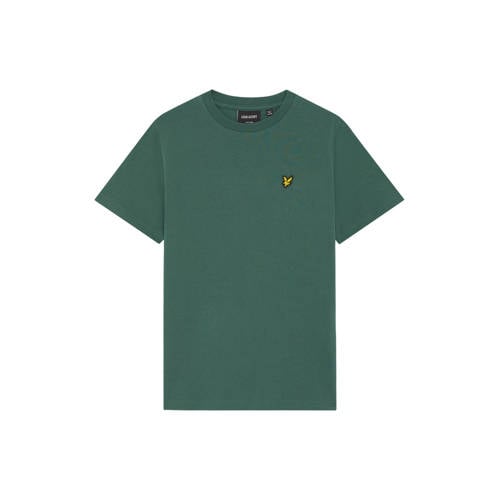 Lyle & Scott T-shirt groen Jongens Katoen Ronde hals Effen - maat 170/176 afbeelding