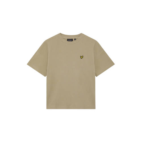 Lyle & Scott T-shirt zand Beige Jongens Polyester Ronde hals Effen - maat 134/140 afbeelding