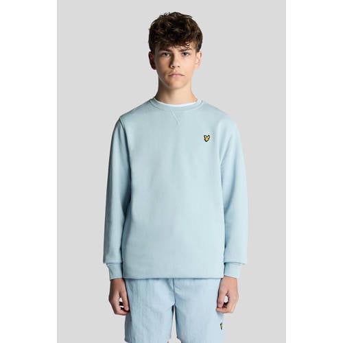 Lyle & Scott sweater lichtblauw Effen - maat 152/158 afbeelding