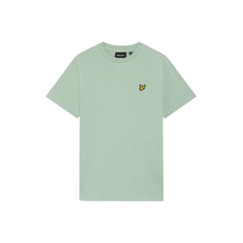 Lyle & Scott T-shirt groen Jongens Katoen Ronde hals Effen - maat 140/146 afbeelding