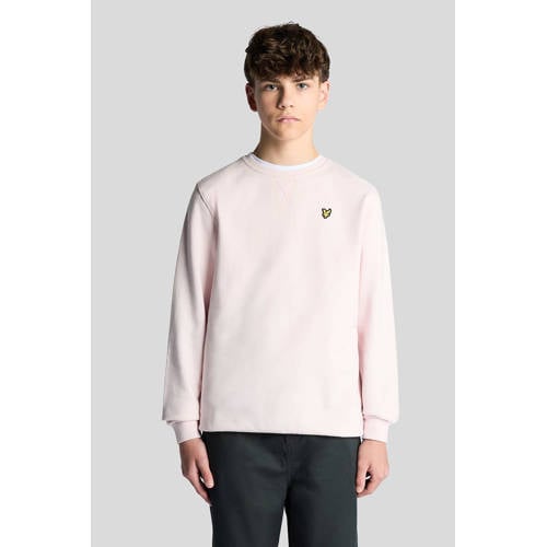 Lyle & Scott sweater lichtroze Effen - maat 170/176 afbeelding