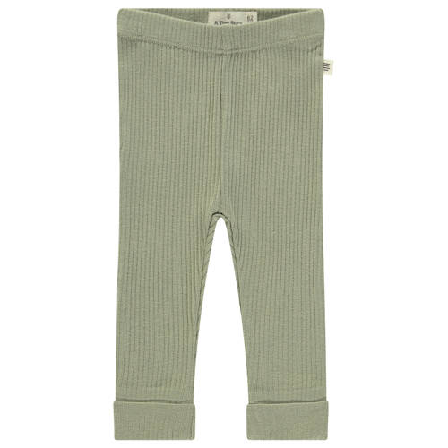 A Tiny Story casual broek groen Jongens/Meisjes Katoen Effen
