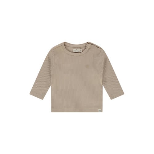 A Tiny Story longsleeve beige Jongens/Meisjes Katoen Ronde hals Effen - maat 44 afbeelding