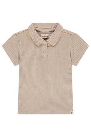 polo rib gebreid lichtbruin