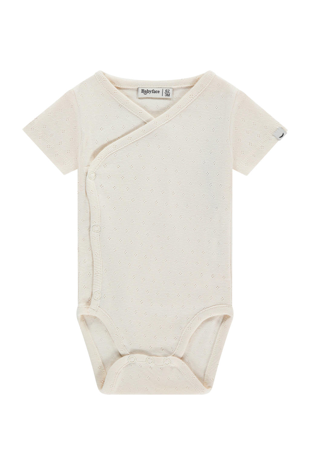 Babyface romper ajour beige