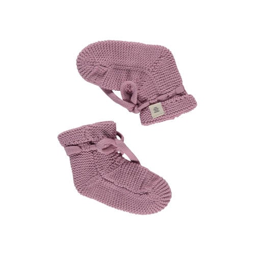 A Tiny Story gebreide slofjes roze Jongens/Meisjes Katoen Effen