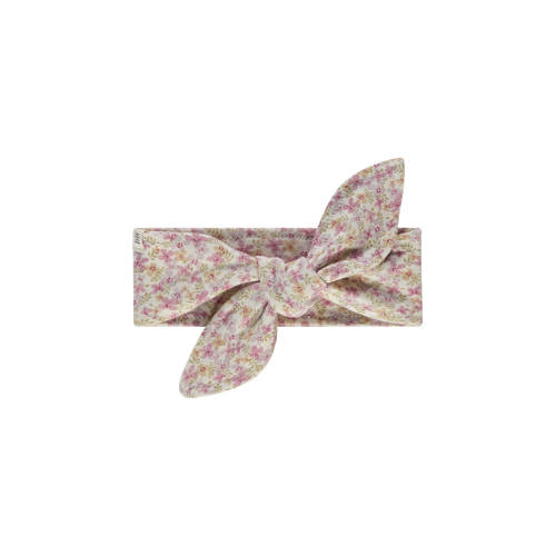 A Tiny Story haarband met strik roze/groen Haar accessoire Meisjes Katoen afbeelding