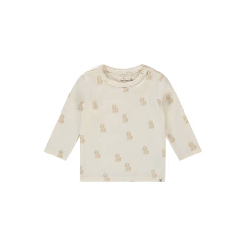 A Tiny Story longsleeve ecru Jongens/Meisjes Katoen Ronde hals All over print - maat 50 afbeelding