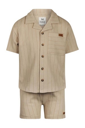 overhemd + broek beige
