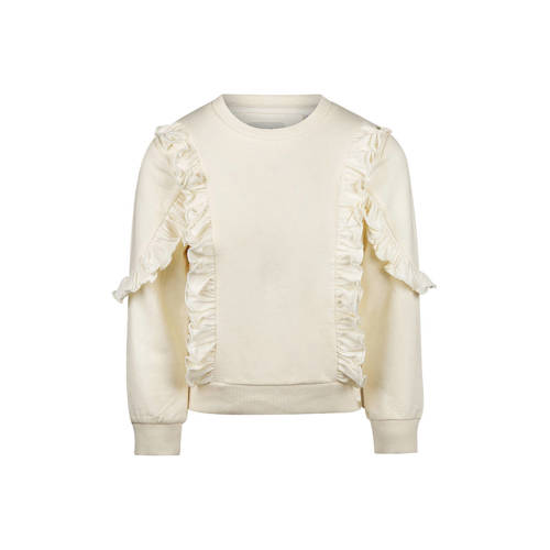 Koko Noko sweater ecru Effen - maat 122 | Sweater van Koko Noko afbeelding