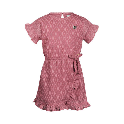 Koko Noko korte jurk oudroze Meisjes Polyester Ronde hals All over print - maat 110 afbeelding