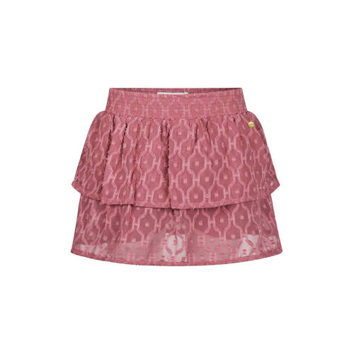 Koko Noko strokenrok oudroze Meisjes Polyester All over print - maat 116 afbeelding