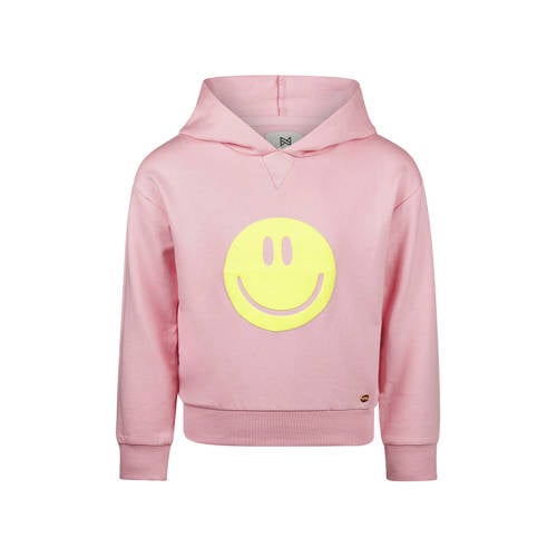 Koko Noko hoodie roze Sweater Meisjes Stretchkatoen Capuchon Printopdruk - maat 122 afbeelding