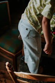 thumbnail: Koko Noko wide leg jeans light blue denim