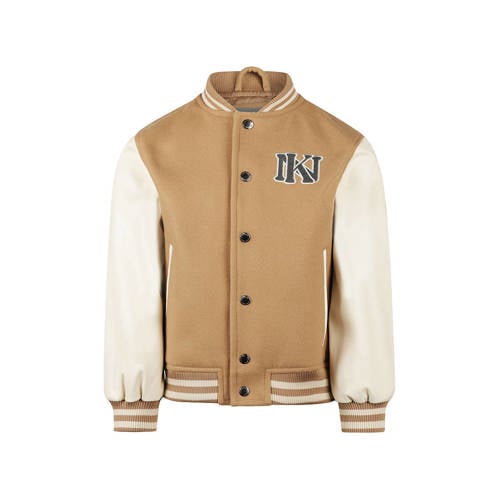 Koko Noko bomberjack beige Jas Jongens Polyester Ronde hals Bloemen - maat 116 afbeelding