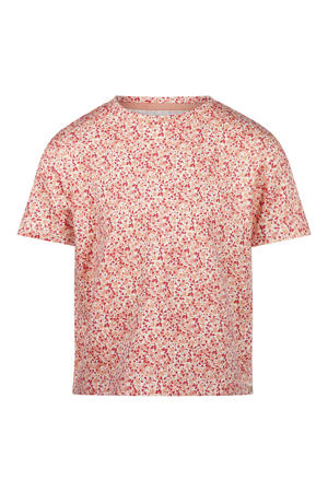 T-shirt lichtoranje/roze