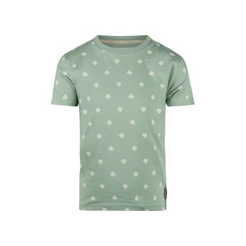 Koko Noko T-shirt groen Jongens Stretchkatoen Ronde hals All over print - maat 122 afbeelding