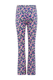 thumbnail: Shoeby gebloemde flared broek roze/paars