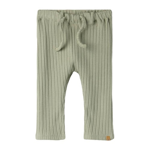 LIL' ATELIER BABY loose casual broek groen Jongens Stretchkatoen Effen - maat 74 afbeelding