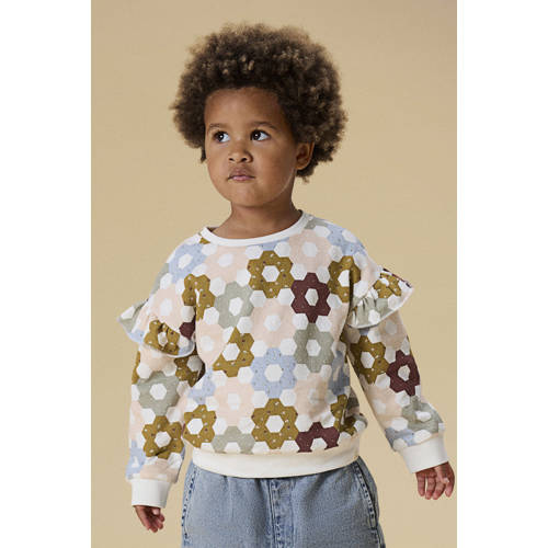 LIL' ATELIER MINI sweater beige Meisjes Katoen Ronde hals - maat 92 afbeelding