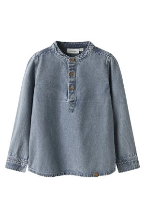 denim overhemd medium blue denim