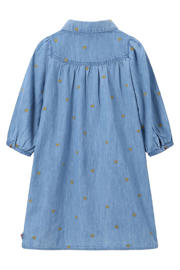 thumbnail: Sissy-Boy denim blousejurk met hartjes light blue denim