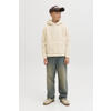 JACK & JONES JUNIOR teddy hoodie beige