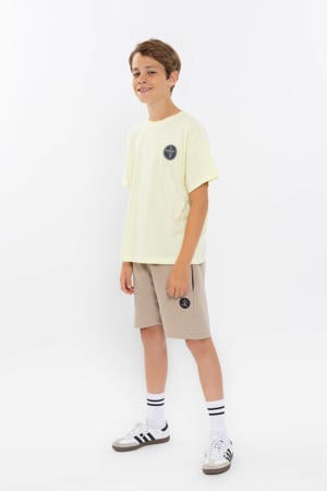 loose casual short lichtbruin