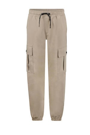 regular waist cargobroek beige