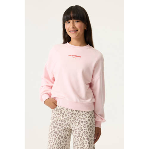 Garcia sweater lichtroze Meisjes Katoen Ronde hals Effen - maat 164/170 afbeelding