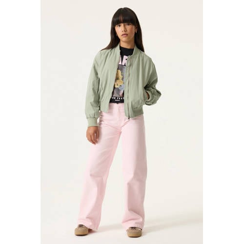 Garcia bomberjack groen Jas Meisjes Polyester Ronde hals Effen
