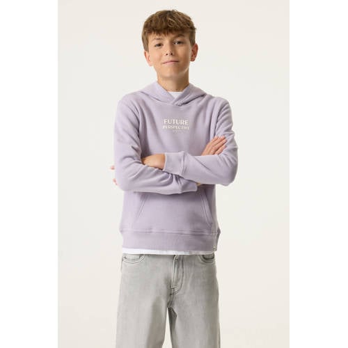 Garcia hoodie lila Sweater Paars Tekst - maat 128/134 afbeelding