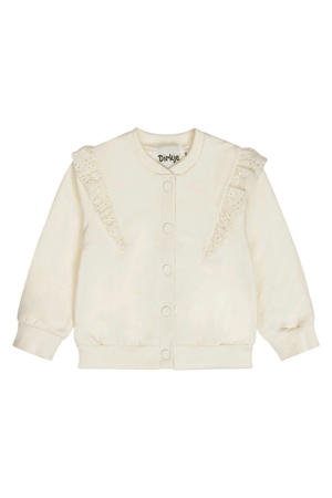 sweatvest ecru broderie
