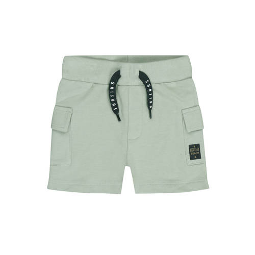 Dirkje loose sweatshort groen Korte broek Jongens Stretchkatoen Effen - maat 86 afbeelding