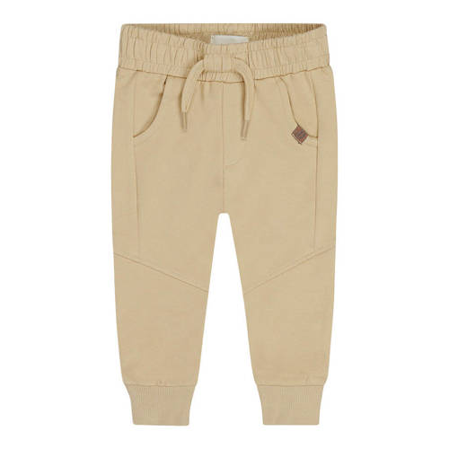 Dirkje regular joggingbroek beige Jongens Stretchkatoen Effen - maat 116 afbeelding