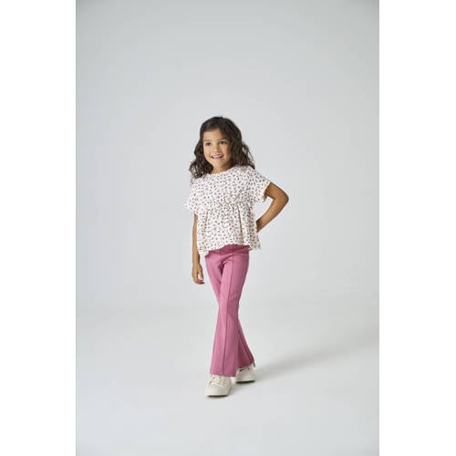KIDS ONLY MINI flared casual broek roze Meisjes Viscose Effen - maat 110 afbeelding